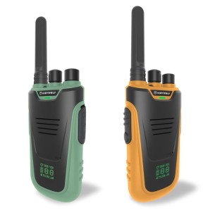 KIDYTALK WALKIETALKIES VERDE-NARANJA