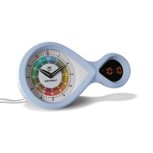 RELOJ  ANALÓGICO - DIGITAL COLOR AZUL KIDYALARM