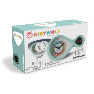 RELOJ ANALÓGICO - DIGITAL COLOR VERDE KIDYALARM 2