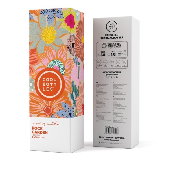 Botella XCLUSIVE Moniquilla - ROCK GARDEN 500mL.
