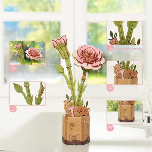 MAQUETA CLAVEL ROSA
